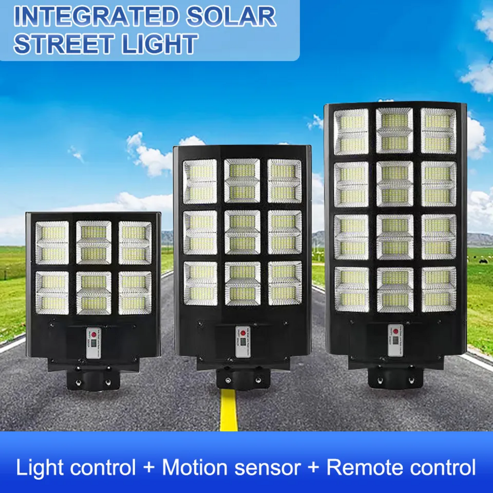 Lampione stradale principale solare solare di alta luminosità all'aperto di energia di superpotenza della strada commerciale di 1000W 1500W 2000W