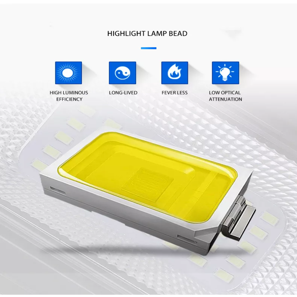 Lampione stradale solare in zona rurale in ABS con batteria di riserva