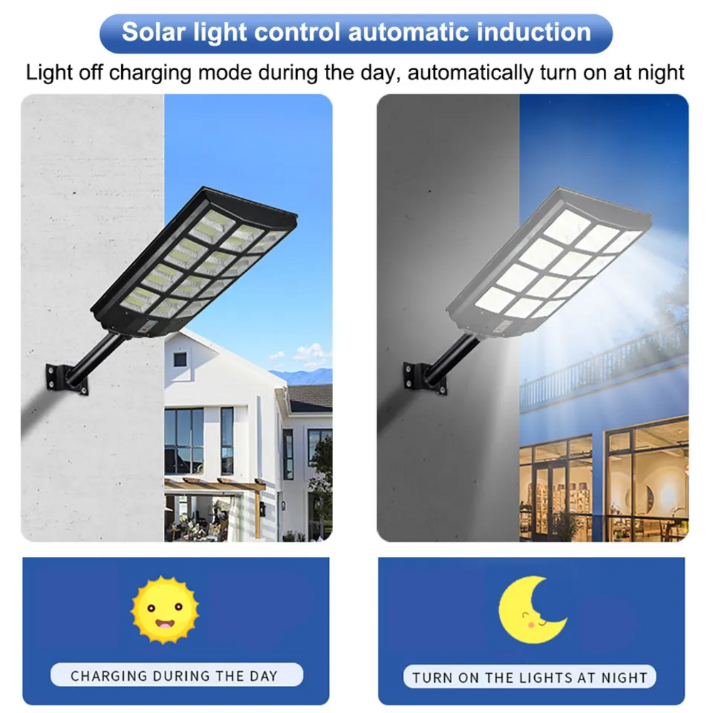 Lampione stradale principale solare solare di alta luminosità all'aperto di energia di superpotenza della strada commerciale di 1000W 1500W 2000W