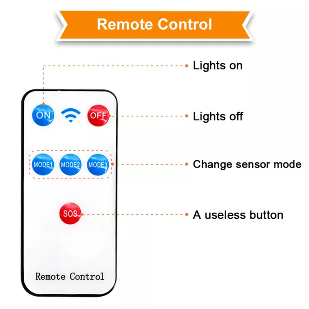 Lampada LED con sensore di movimento impermeabile per esterni PIR con 3 modalità di illuminazione Lampada da parete solare da giardino alimentata a batteria